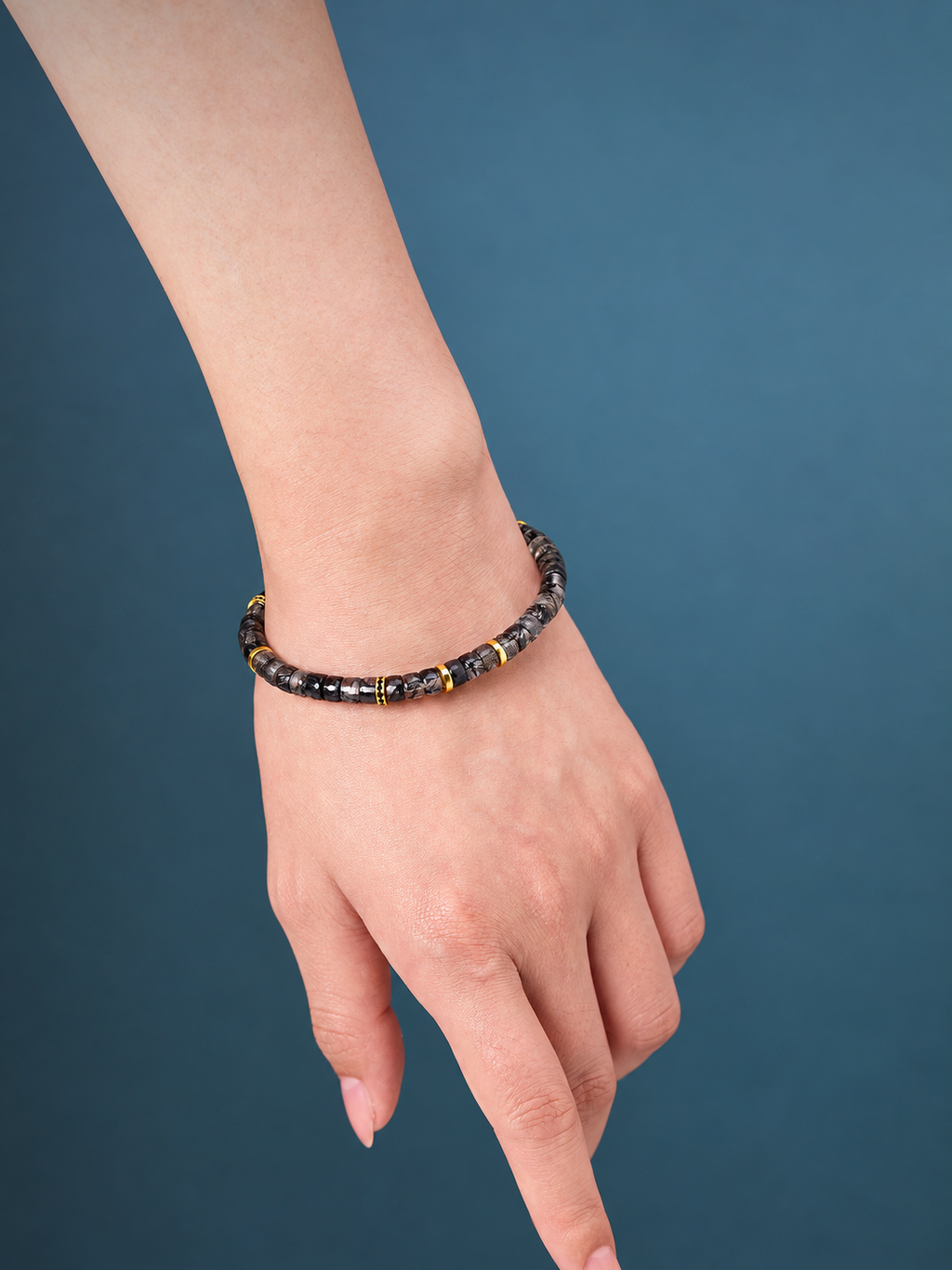 Nocturne Gold — Dark Inclusions Bracelet — view 2