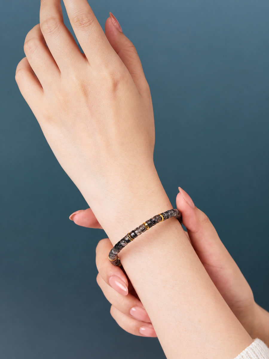 Nocturne Gold — Dark Inclusions Bracelet — view 3