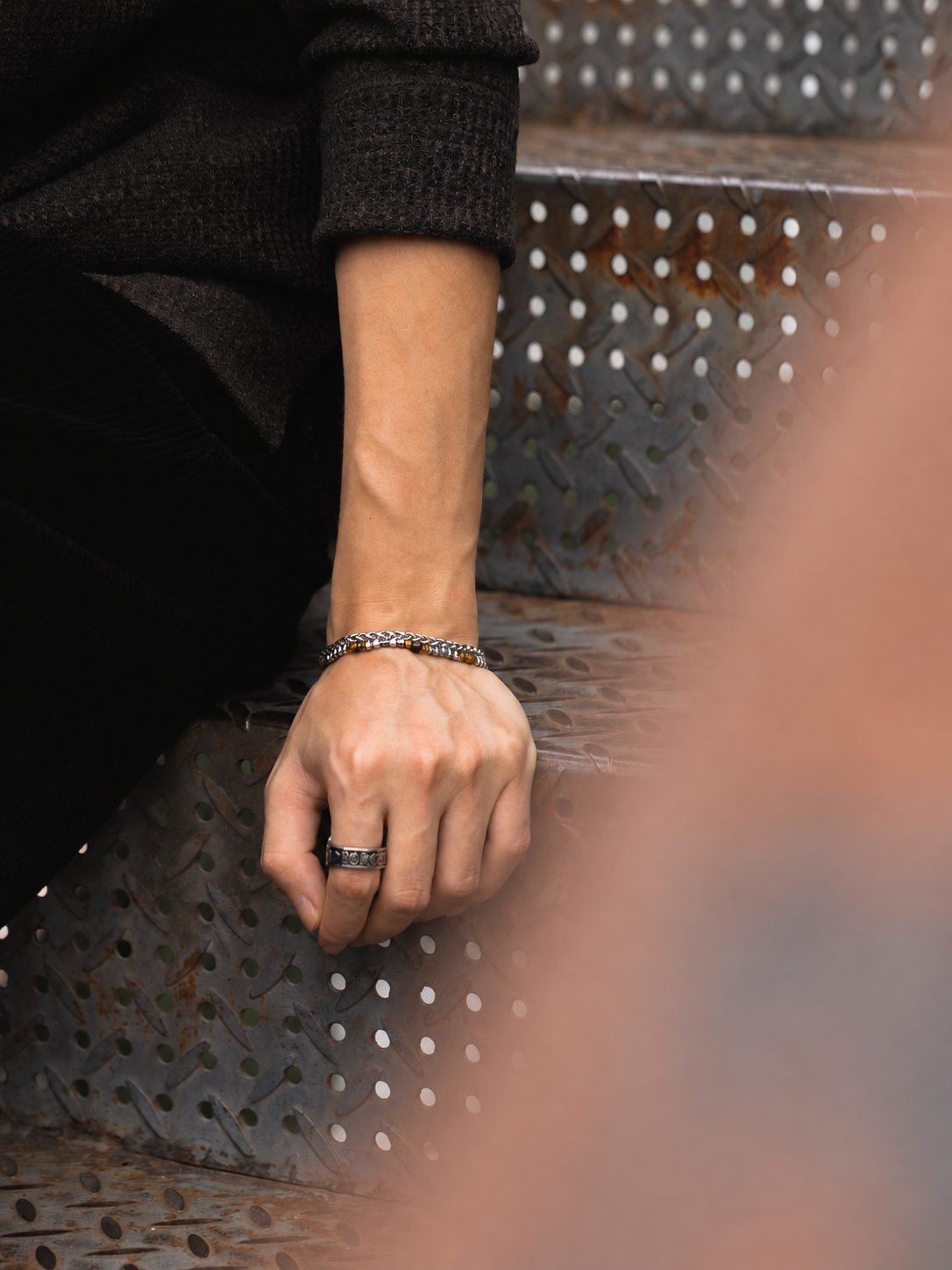 Starry Chain — Layered Metal Bracelet — view 2