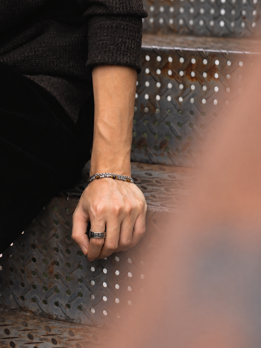 Starry Chain — Layered Metal Bracelet — view 2