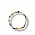Strata Ochre — Square-Bead Bracelet — view 1